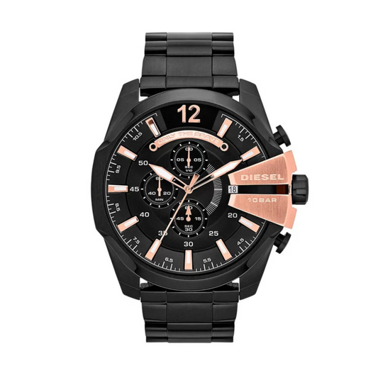 RELOJ DIESEL DZ4309 HOMBRE ACERO NEGRO Y COBRIZADO