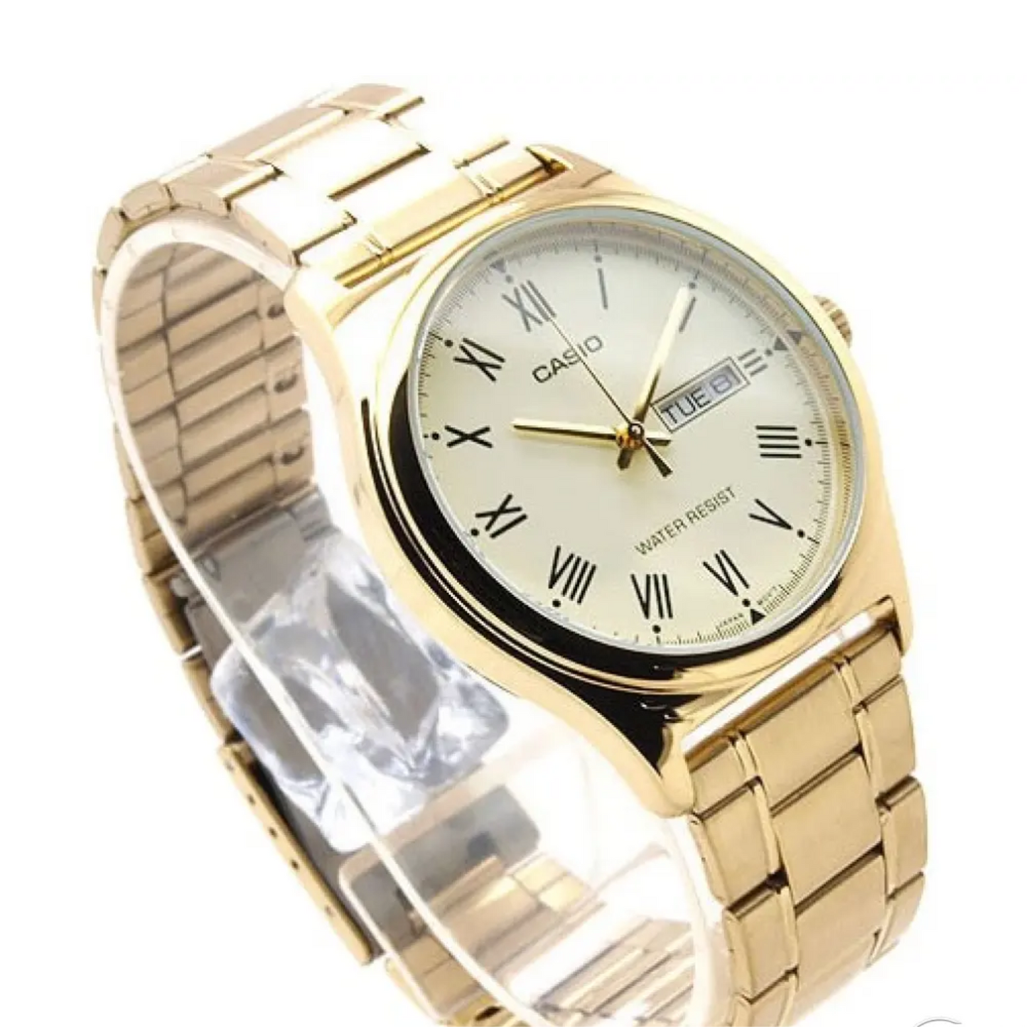 RELOJ CASIO MTP-V006G-9B ANALOGO DOBLE CALENDARIO