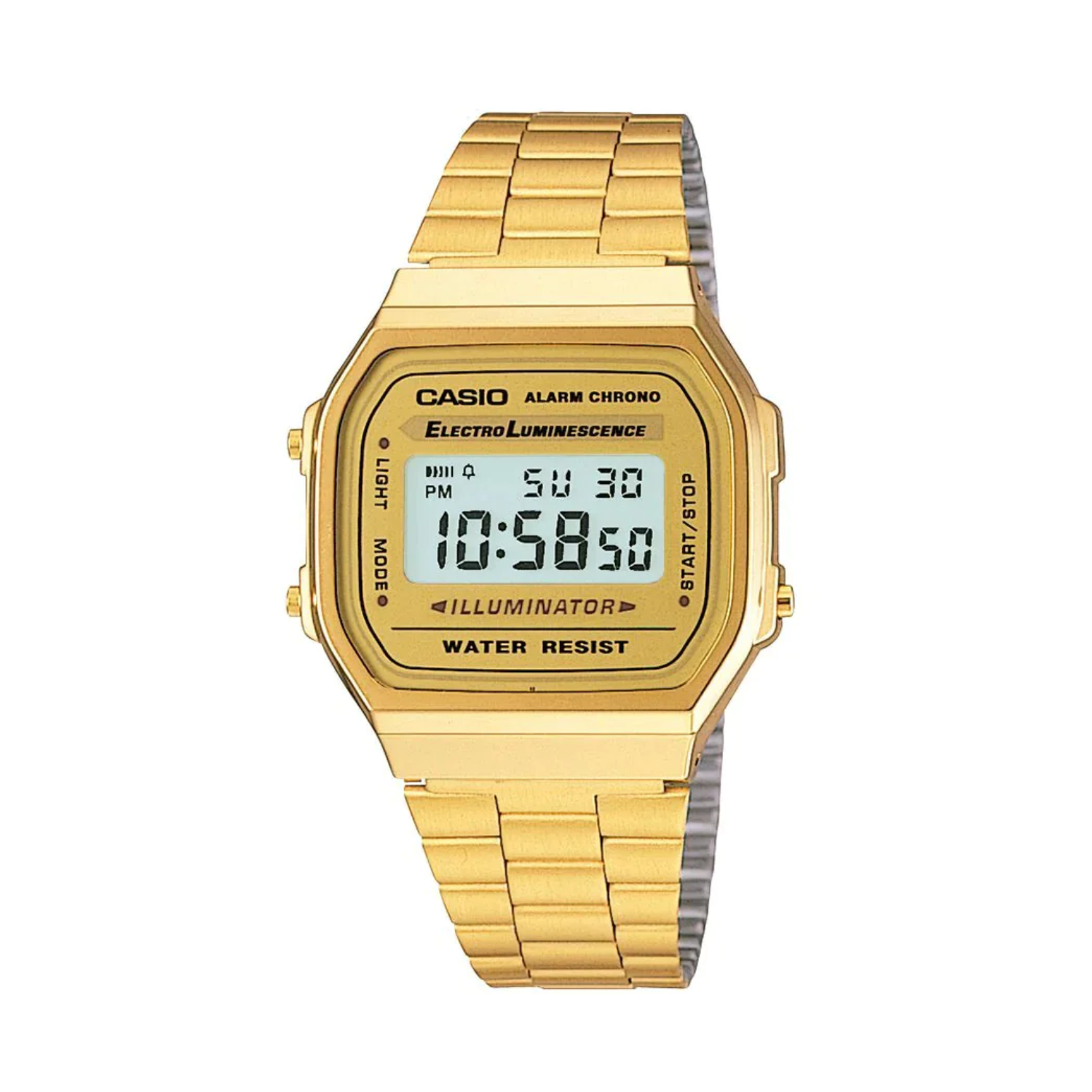 RELOJ CASIO A168WG 9WDF RETRO CL SICO JUVENIL UNISEX Time Home