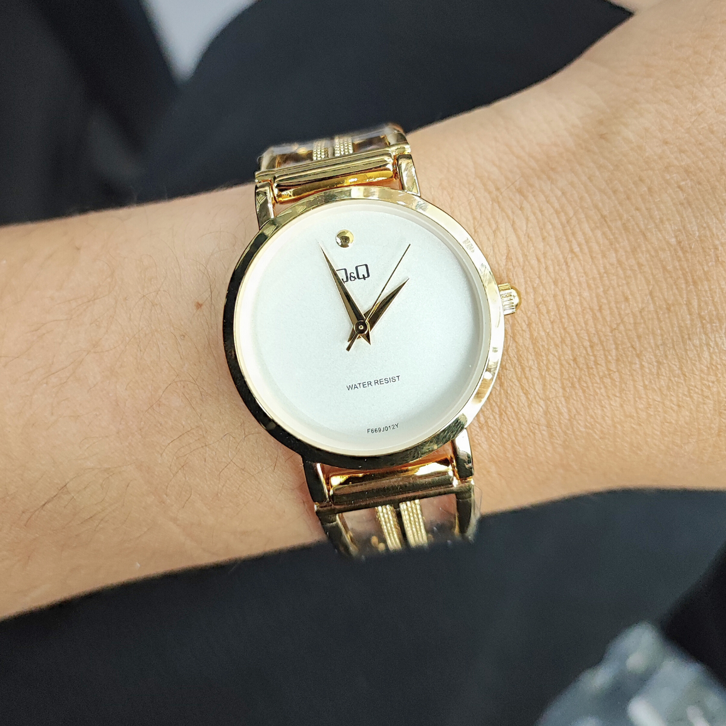 RELOJ QYQ DAMA ACERO PULSO ESQUELETO