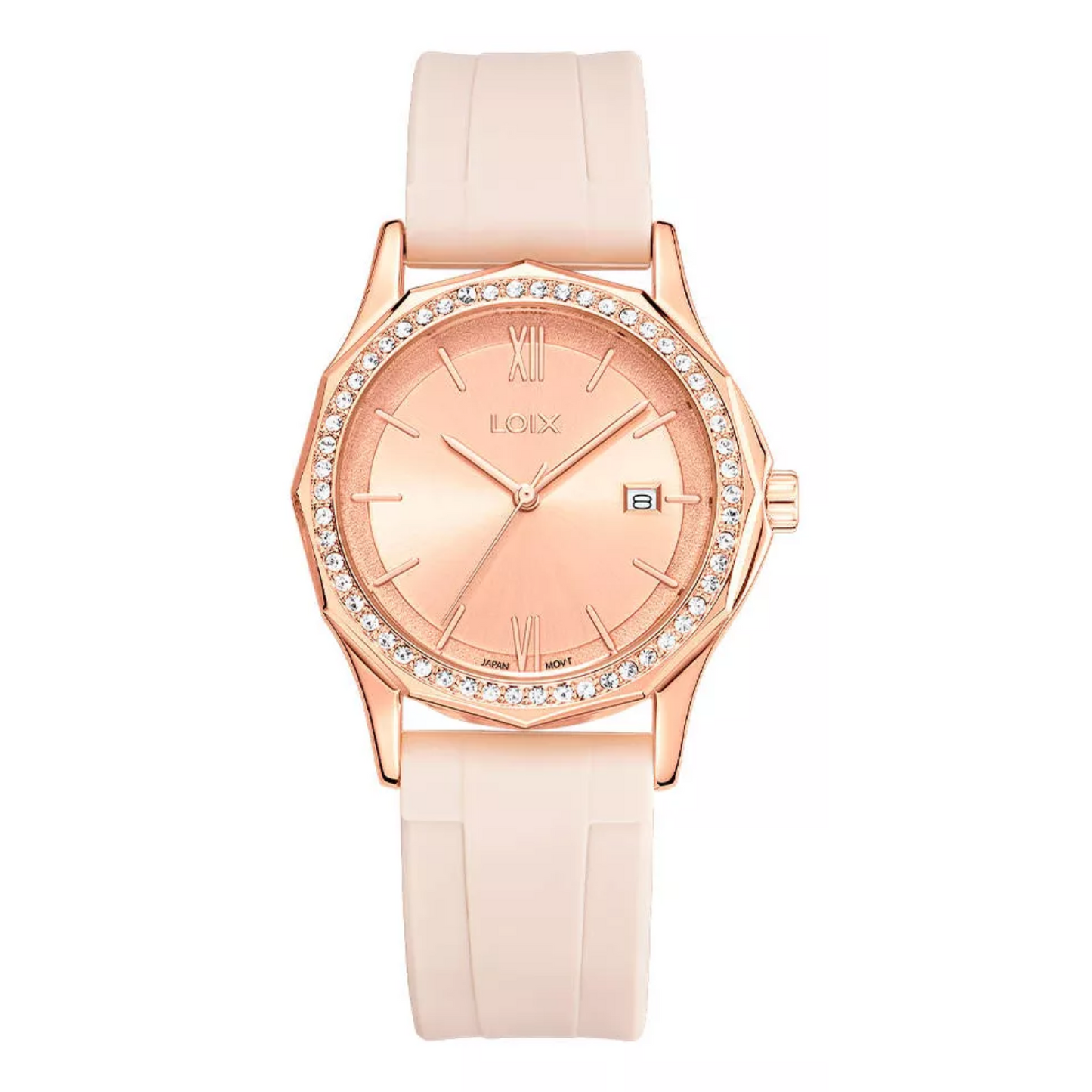RELOJ LOIX L1247-1 MUJER PULSO SILICONA PIEDRAS