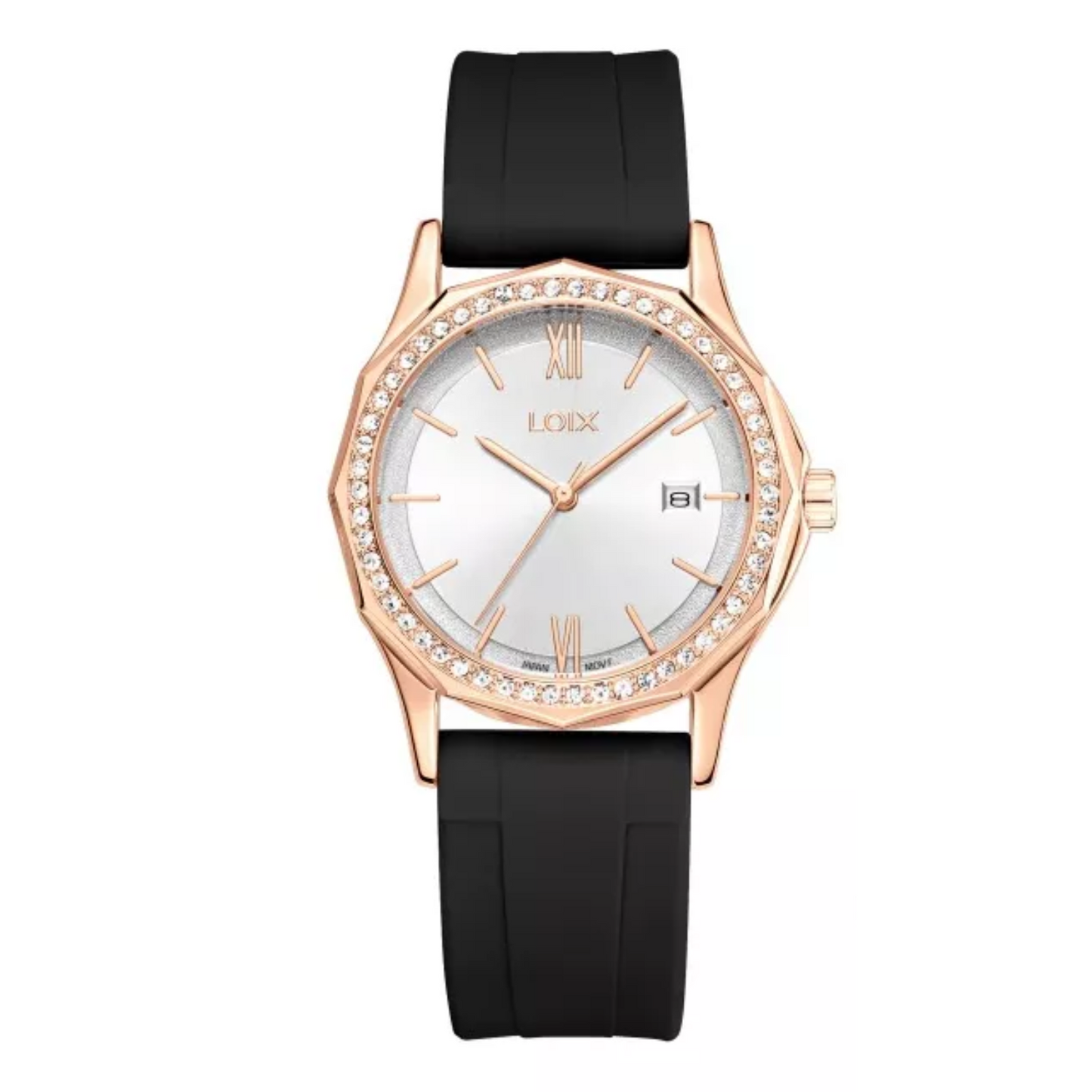 RELOJ LOIX L1247-1 MUJER PULSO SILICONA PIEDRAS