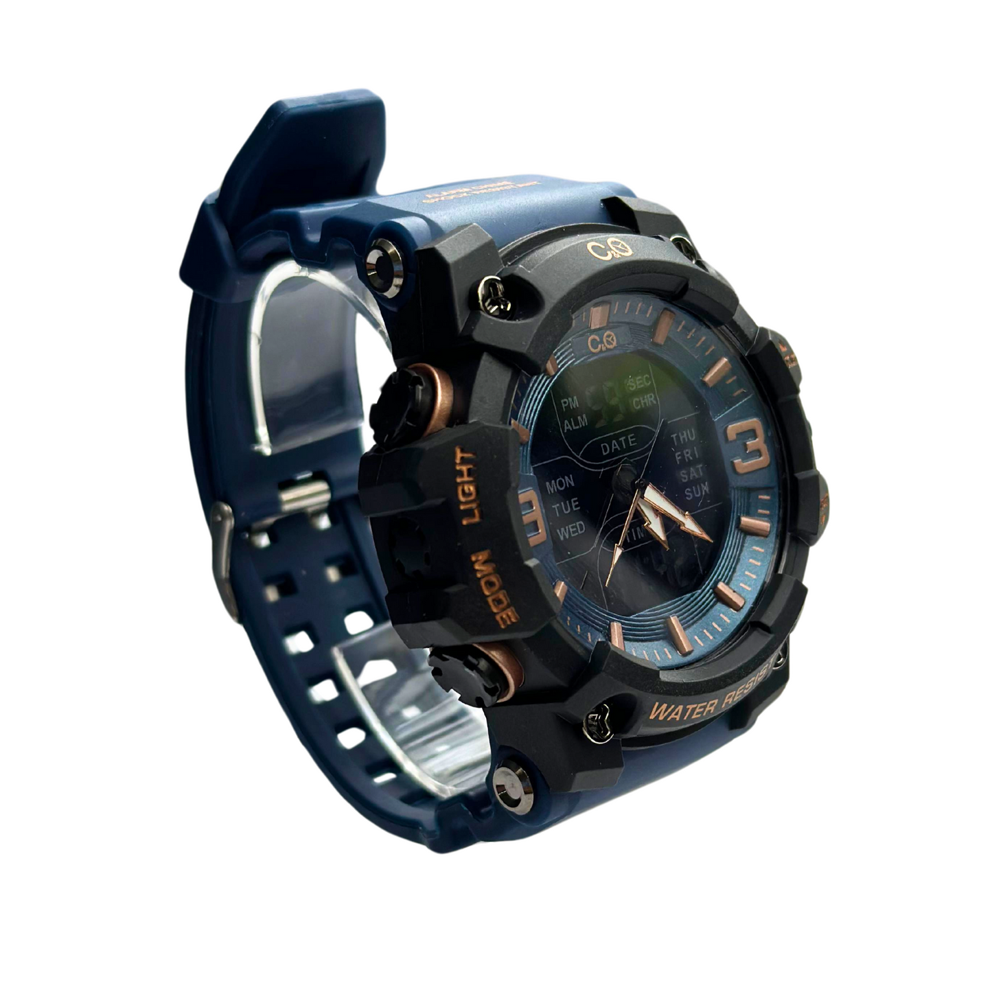 RELOJ DOBLE HORA DEPORTIVO HOMBRE CYQ
