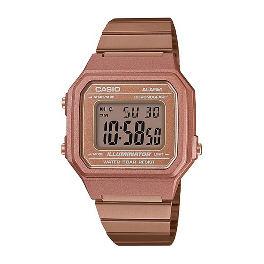 RELOJ CASIO B650WC-5AD DIGITAL ORO ROSA
