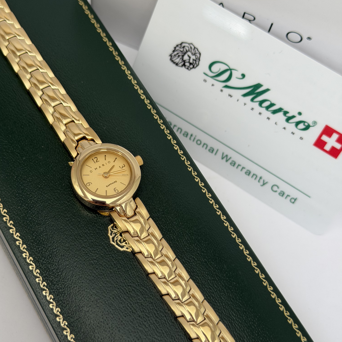 RELOJ D'MARIO FC0511 DAMA ACERO DORADO