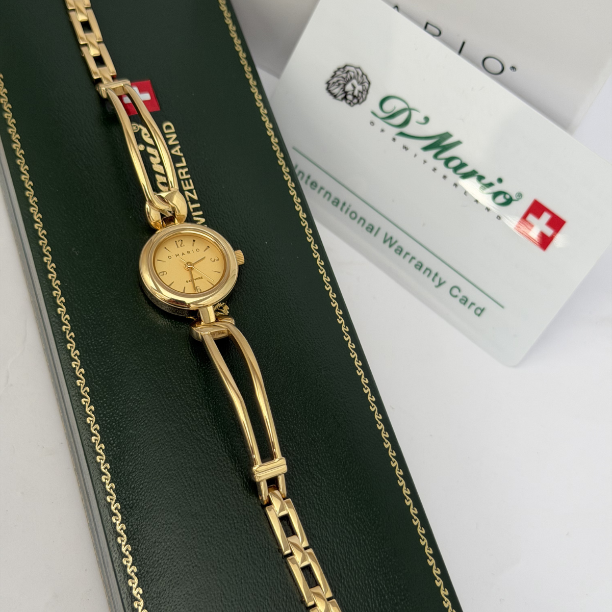 RELOJ D'MARIO FG0502 DAMA ACERO DORADO