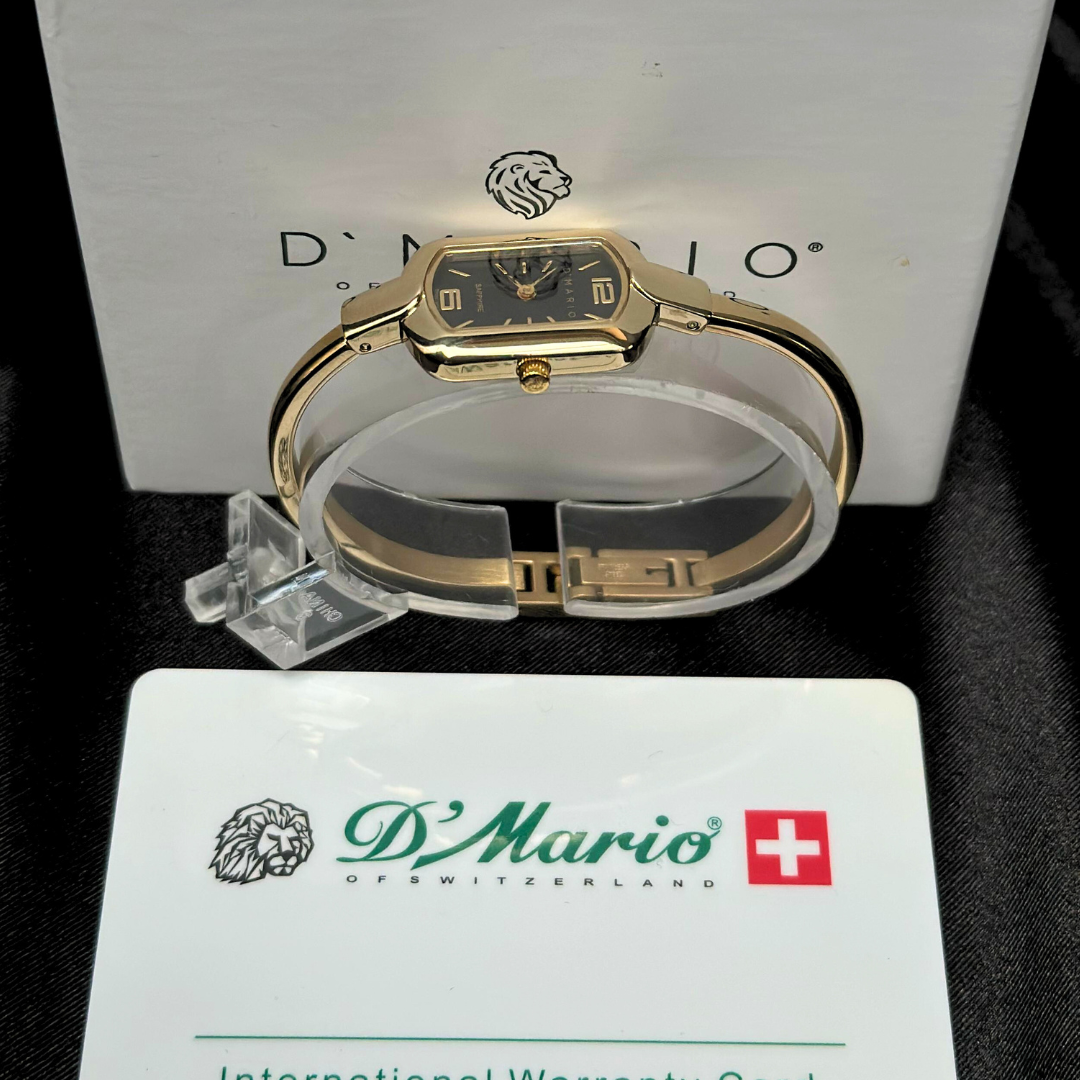 RELOJ D'MARIO FA9509 DAMA ARO ZAFIRADO
