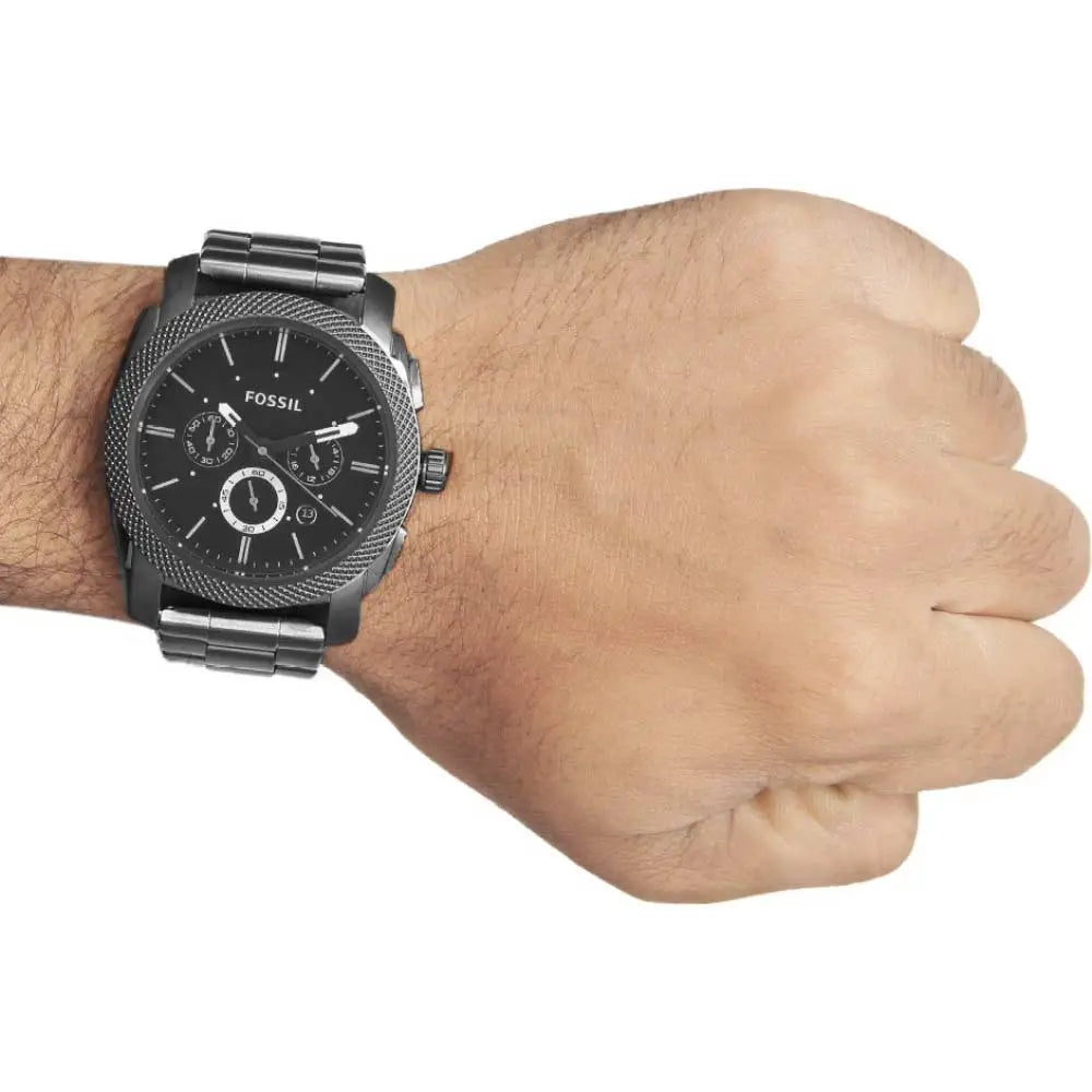 RELOJ FOSSIL FS4662 MACHINE ACERO GRIS OSCURO