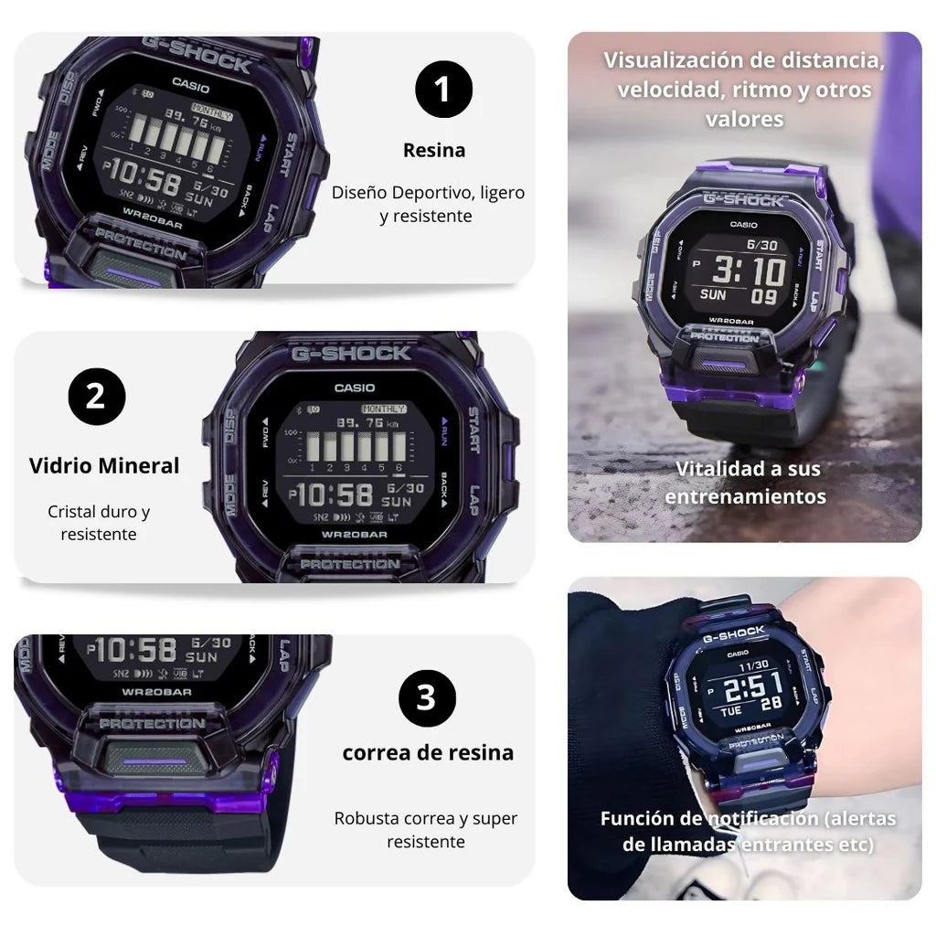 RELOJ CASIO G-SHOCK GBD-200SM-1A6DR