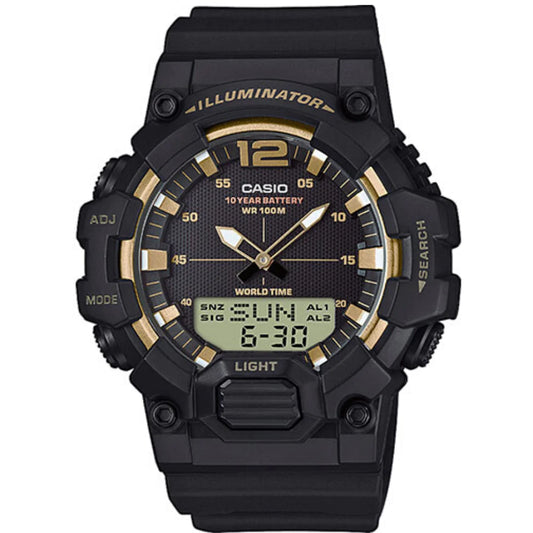 RELOJ CASIO HDC-700-9A TOTALMENTE NEGRO HOMBRE ILUMINATOR