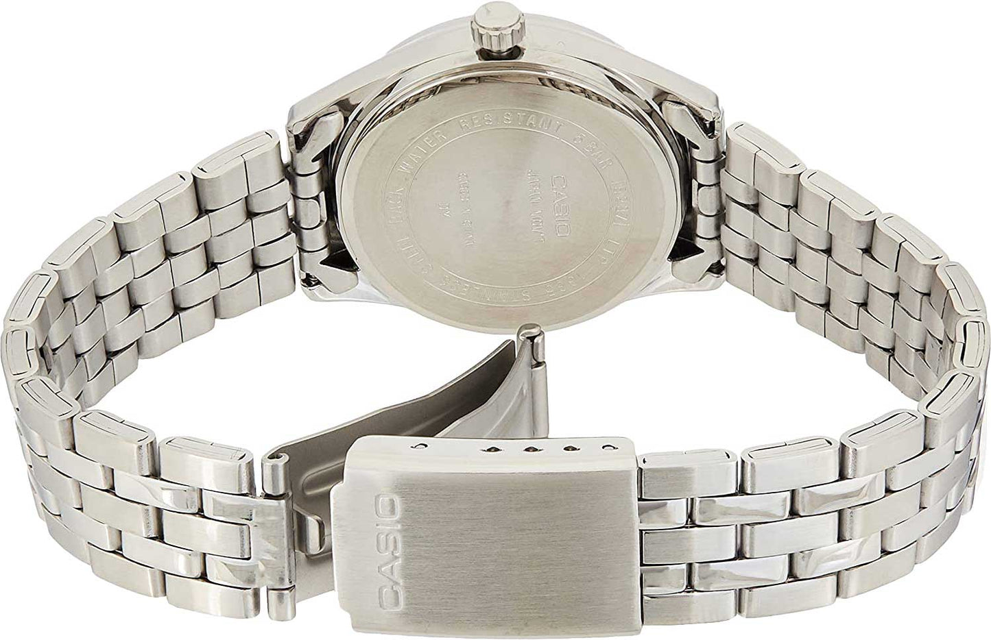 RELOJ CASIO  LTP-1335D-7A MUJER ACERO DOBLE CALENDARIO