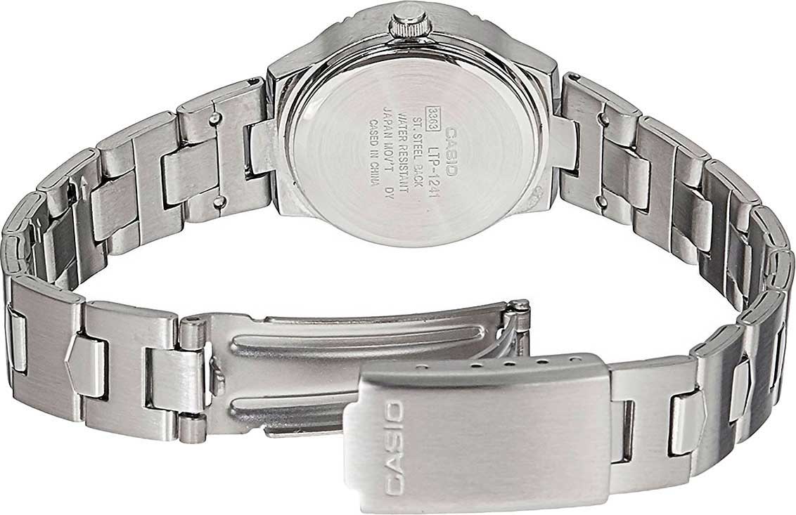 RELOJ CASIO DAMA LTP-1241D-2A2 ACERO CALENDARIO