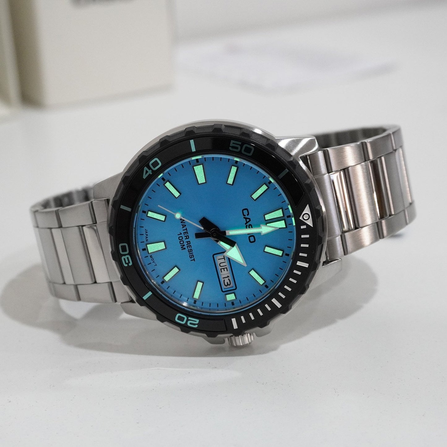 RELOJ CASIO MTP-125D-2A3 ACERO