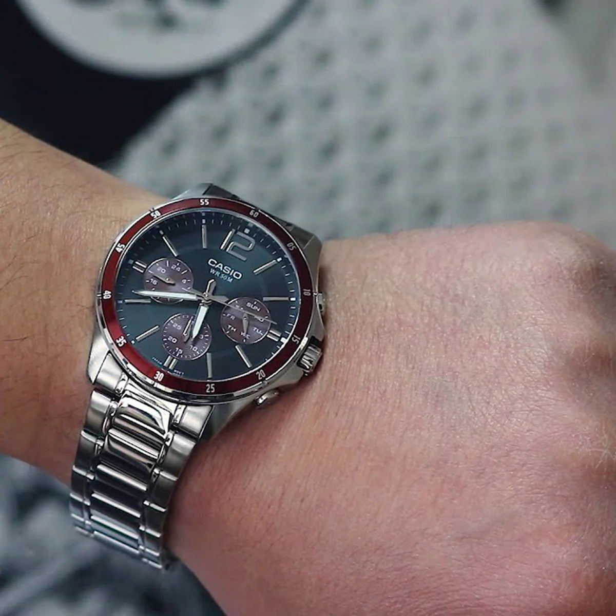 RELOJ CASIO MTP-1374D-5AVDF ORIGINAL