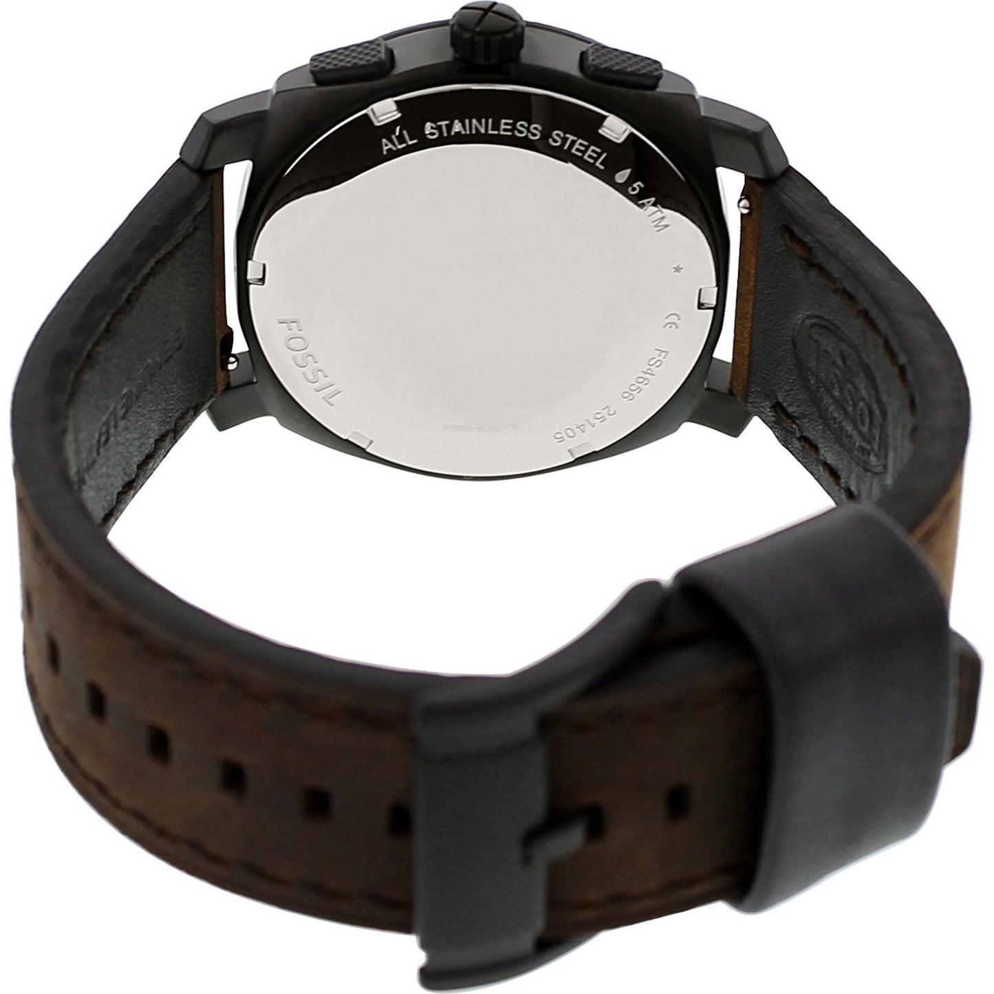 RELOJ FOSSIL MACHINE CRONÓGRAFO CUERO HOMBRE FS4656
