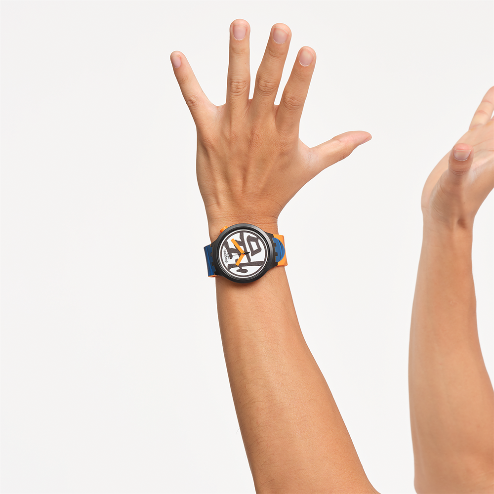RELOJ SWATCH SB01Z101 EDICIÓN GOKU DRAGON BALL Z