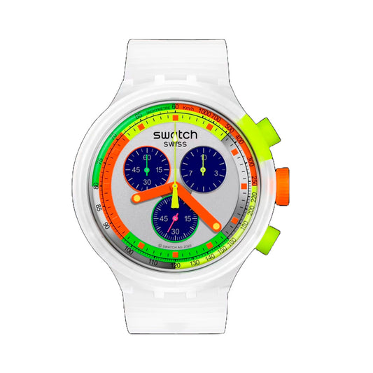 Reloj SWATCH SB02K100 NEON JELLY BLANCO