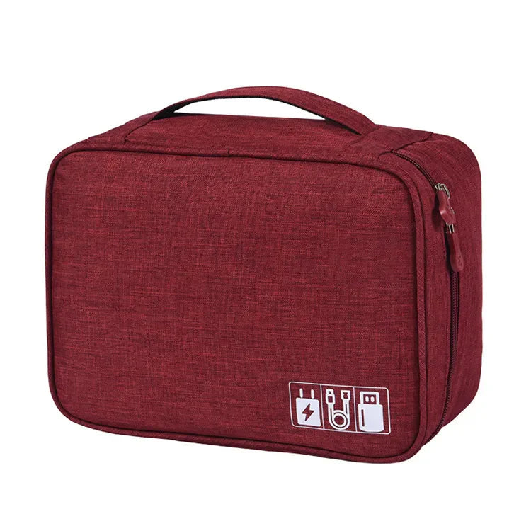 ESTUCHE ORGANIZADOR DE CABLES ALMACENAR VIAJE