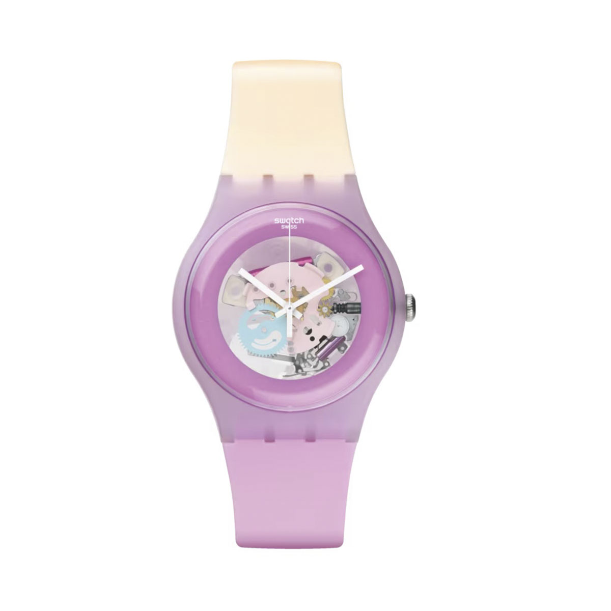 RELOJ SWATCH SUOP101 MUJER PULSO DE 2 COLORES SILICONA Time Home