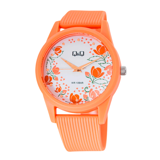 RELOJ QYQ QA48J212Y MUJER SILICONA FLOR