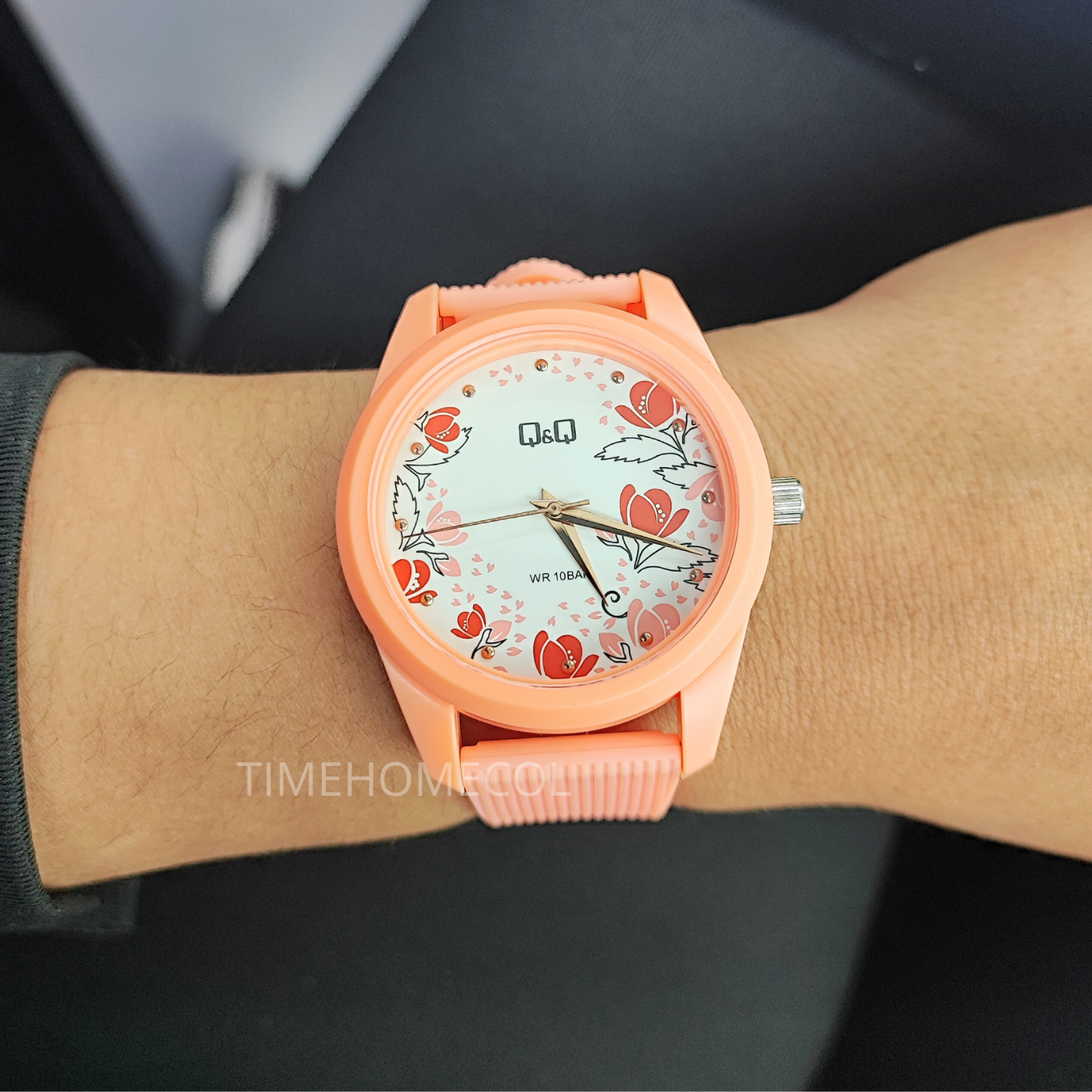 RELOJ QYQ QA48J212Y MUJER SILICONA FLOR