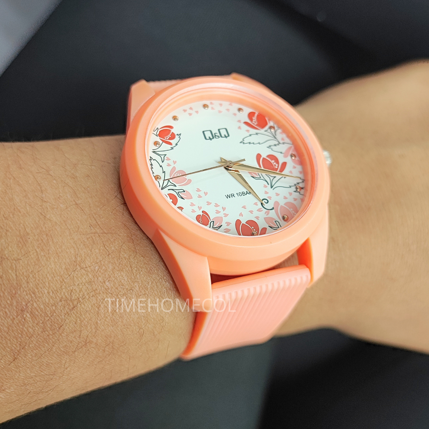 RELOJ QYQ QA48J212Y MUJER SILICONA FLOR