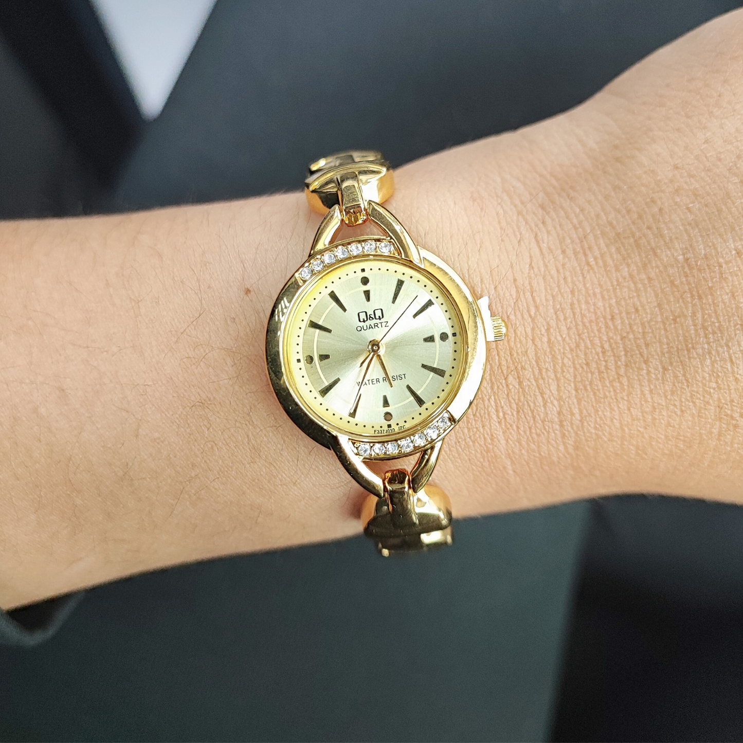 RELOJ QYQ MUJER JOYITA MODEL4 ACERO ELEGANTE