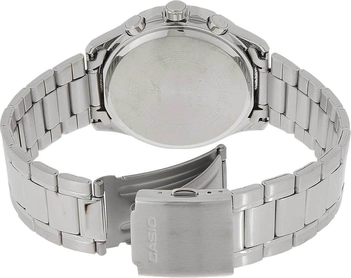 RELOJ CASIO MTP-1374D-1A ACERO HOMBRE