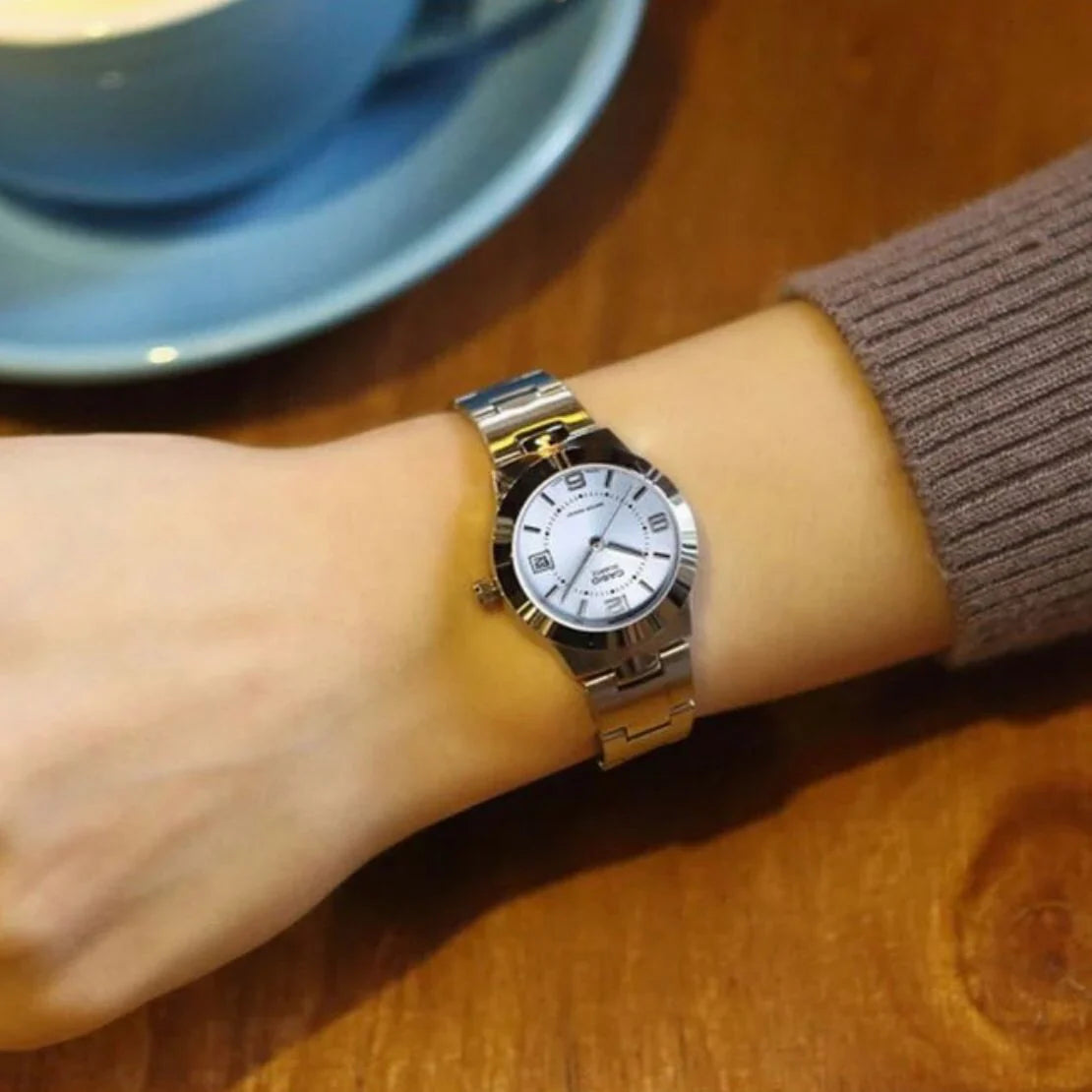 RELOJ CASIO LTP-1241D-2A DAMA ACERO