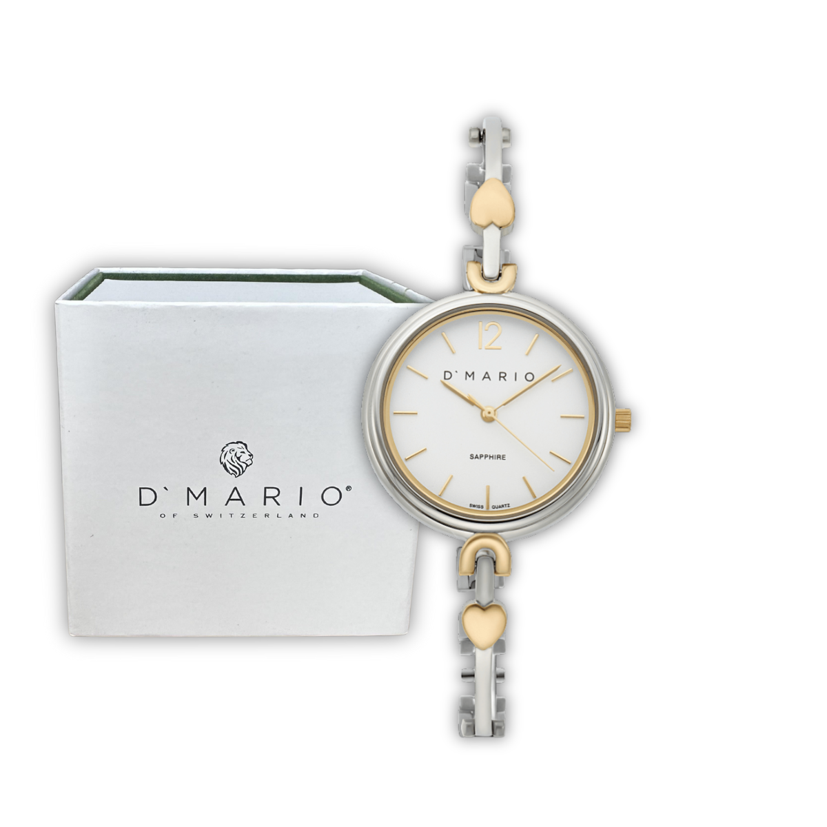 RELOJ D'MARIO FG1607 BICOLOR