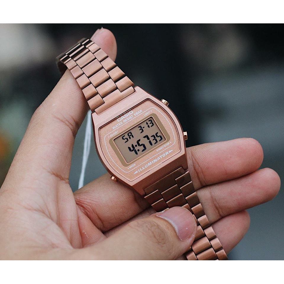RELOJ CASIO B640WC-5A DIGITAL GOLD UNISEX