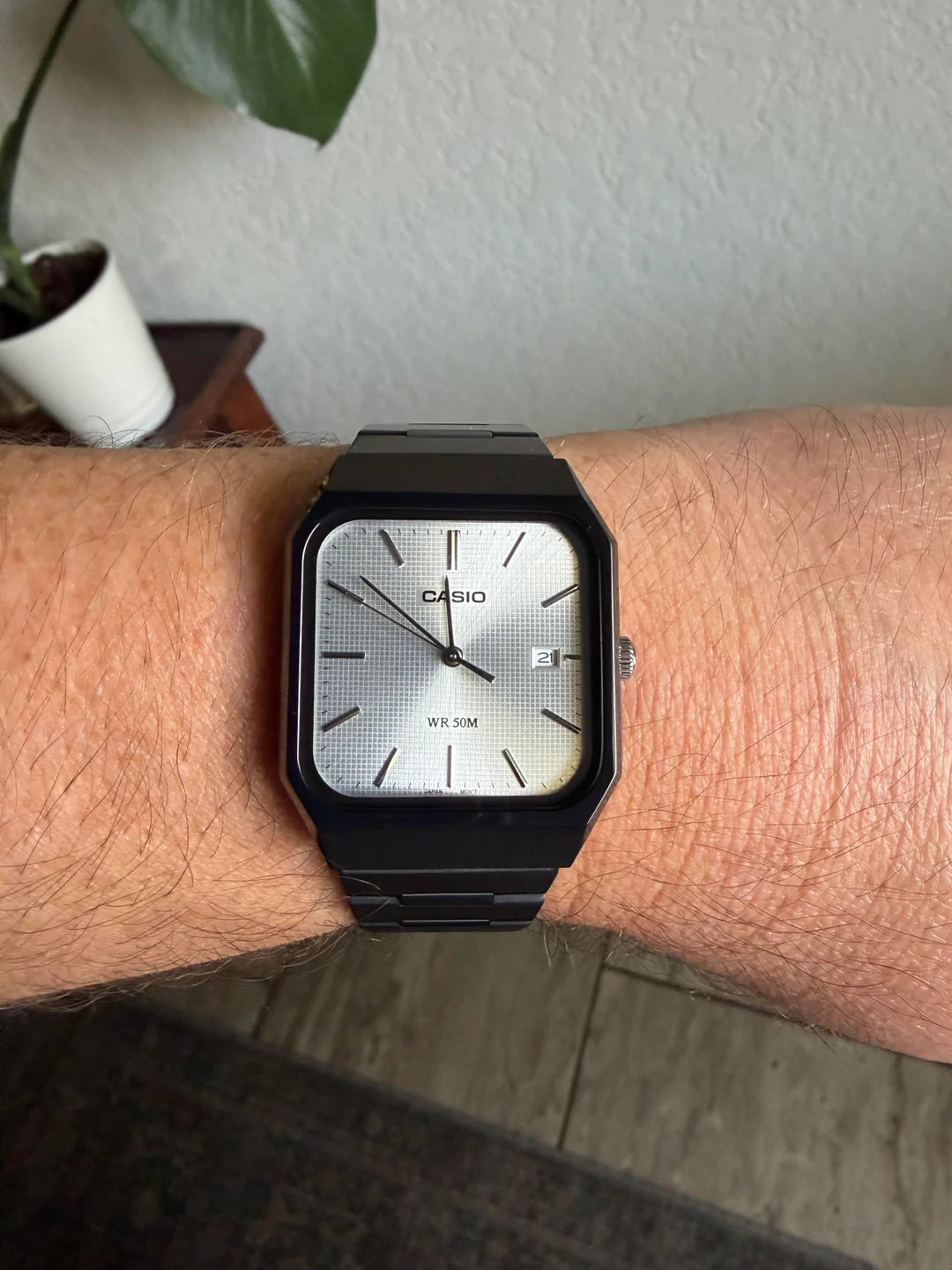 RELOJ CASIO MTP-B185B-1A ACERO