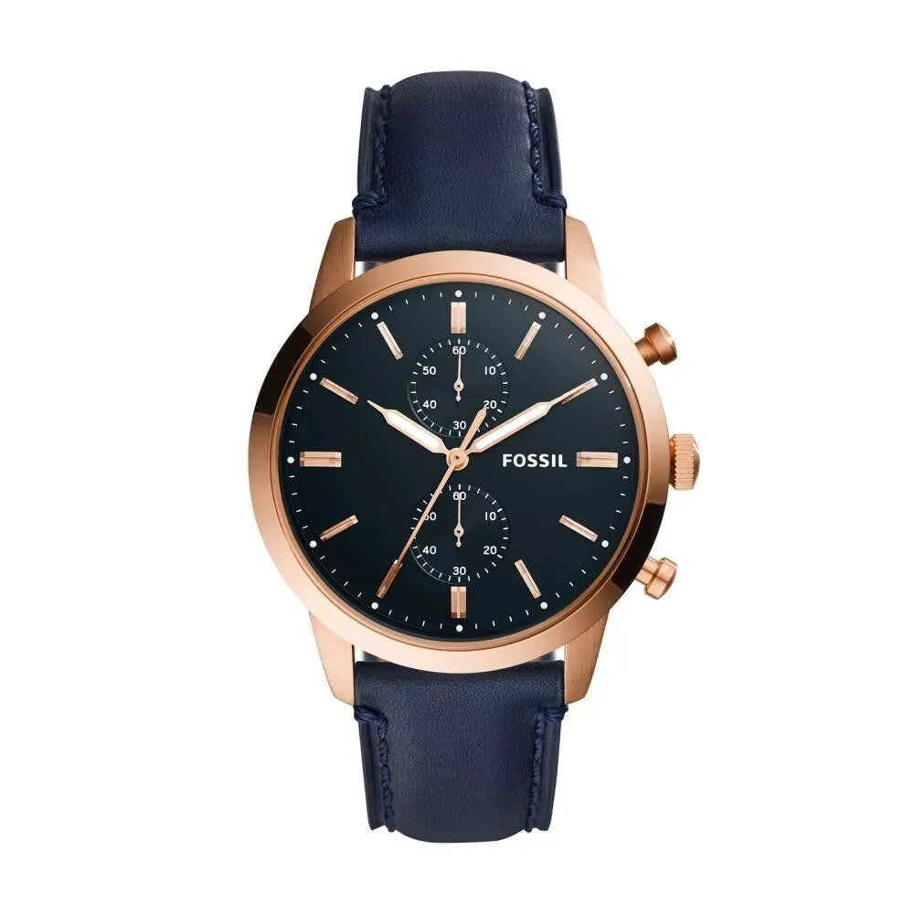 RELOJ FOSSIL FS5436 CUERO AZUL