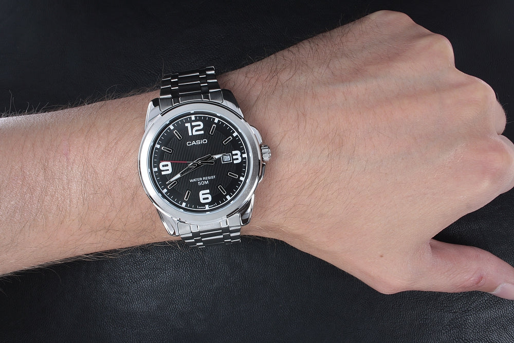 RELOJ CASIO MTP-1314D-1A ACERO INOXIDABLE HOMBRE