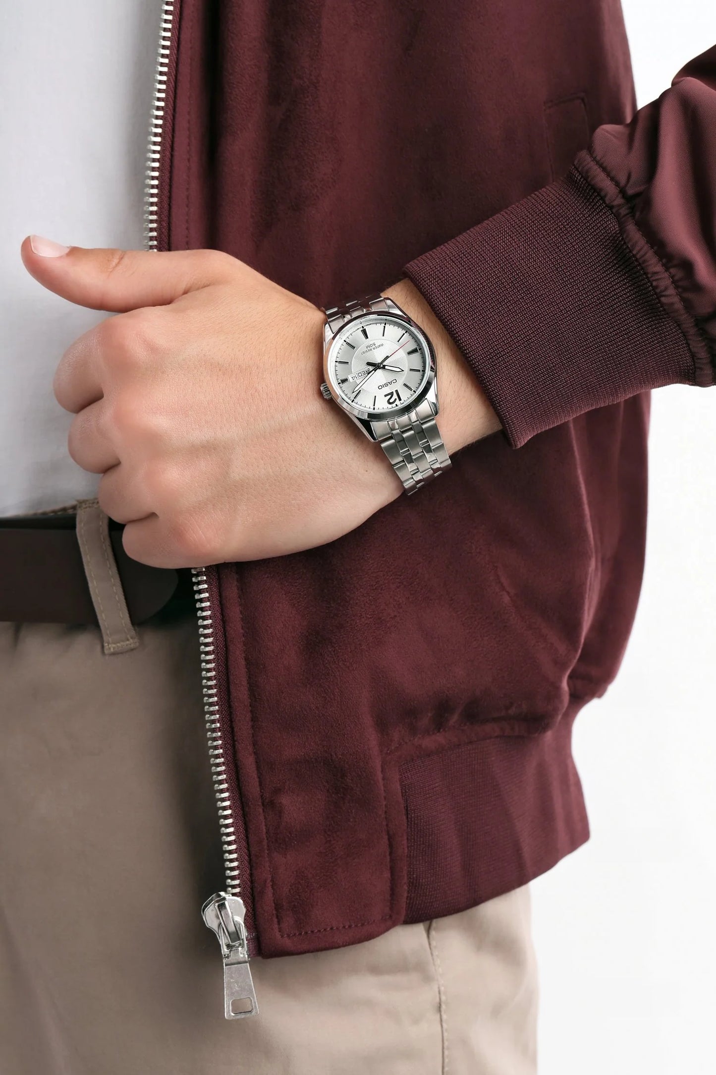 RELOJ CASIO MTP-1335D-7AV ACERO HOMBRE