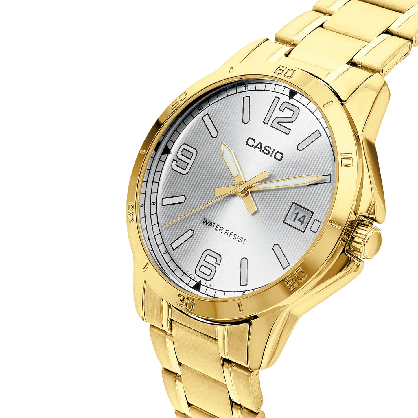 RELOJ CASIO MTP-V004G-7B2 HOMBRE DORADO CALENDARIO