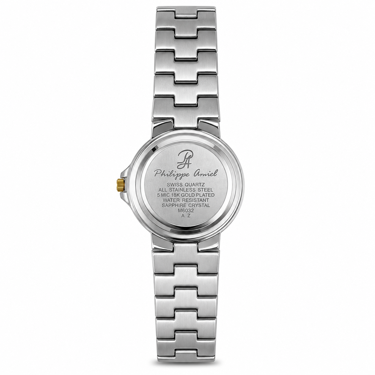 Philippe Amiel M6032 AZ Reloj para Hombre Bicolor Acero Inoxidable con Fecha
