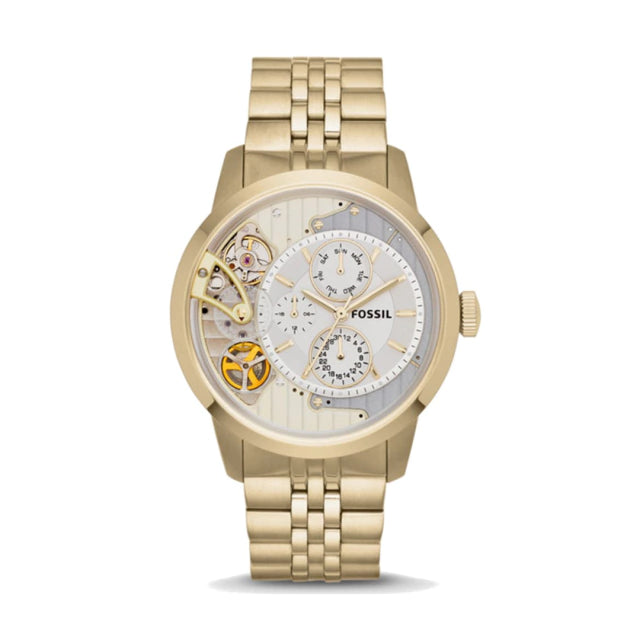 RELOJ FOSSIL ME1137 SEMIAUTOMÁTICO ACERO DORADO