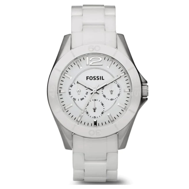 RELOJ FOSSIL CE1002 DE MUJER BLANCO PULSERA DE CERAMICA Time Home