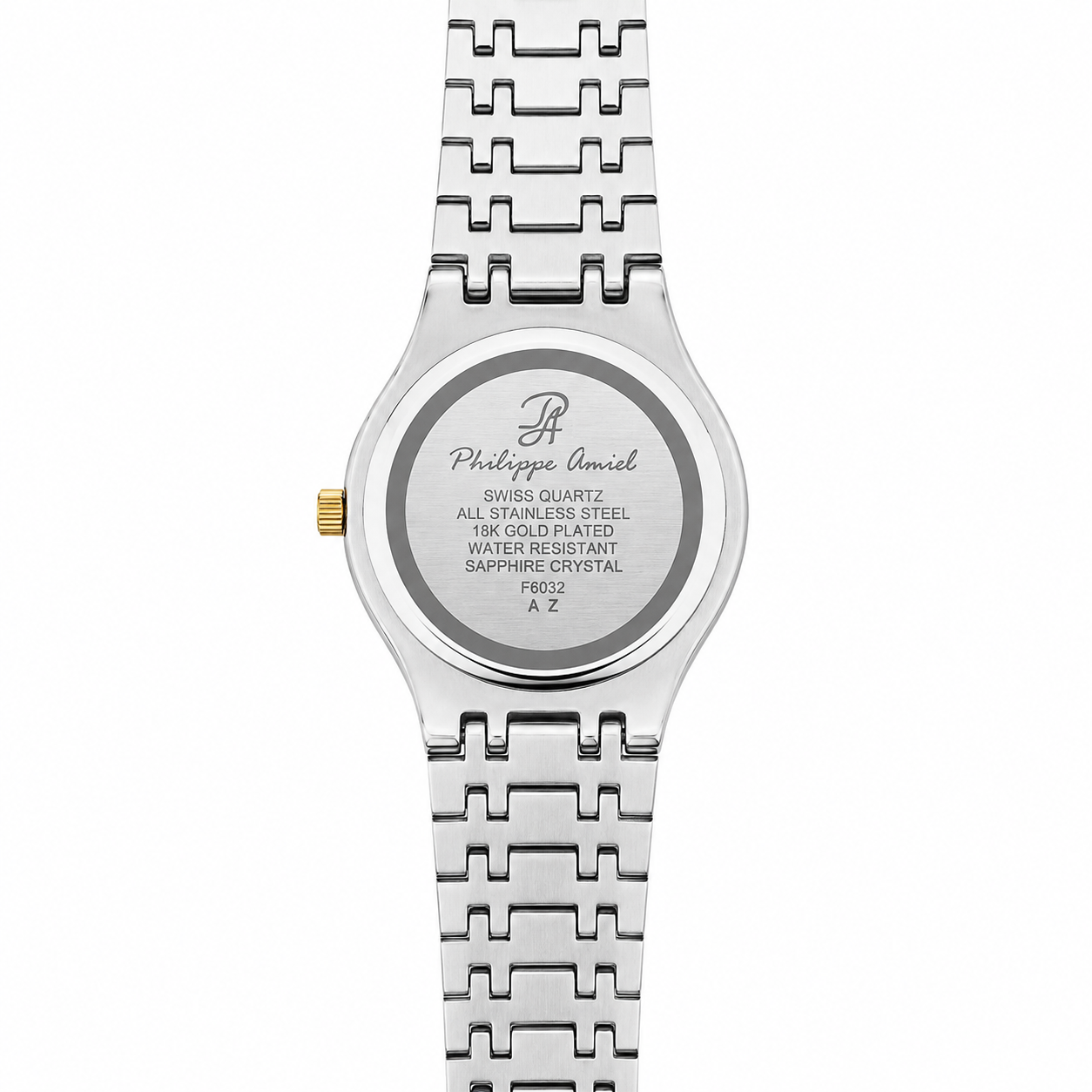 Philippe Amiel F6239 Reloj para Mujer Acero Inoxidable Bicolor Plateado/Dorado