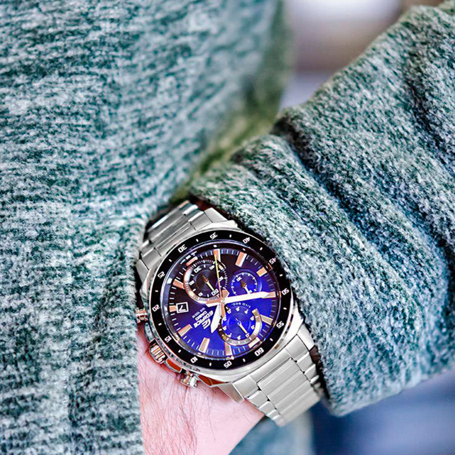 RELOJ CASIO EDIFICE EFV-600D-2A ACERO
