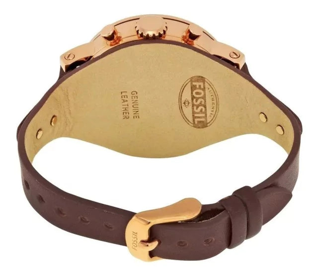 RELOJ FOSSIL ES3616 CON PULSERA EN CUERO PARA DAMA