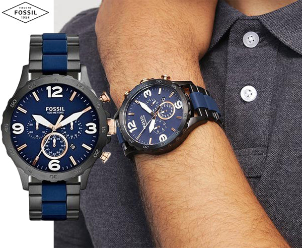 RELOJ FOSSIL JR1494 CRONOGRAFO ACERO INOXIDABLE