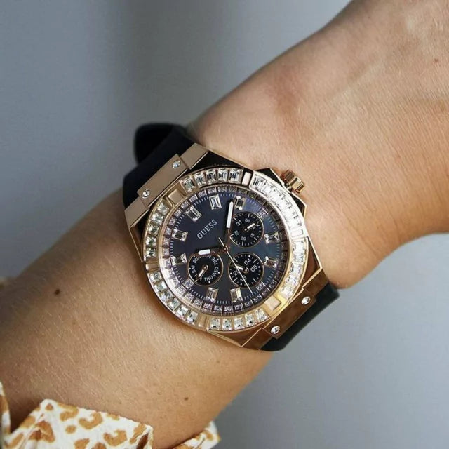 RELOJ MUJER GUESS GW0118L2 CUARZO PULSO NEGRO