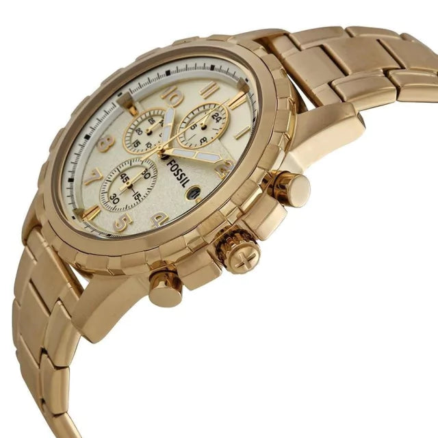 RELOJ FOSSIL ACERO DORADO FS4867 PARA HOMBRE