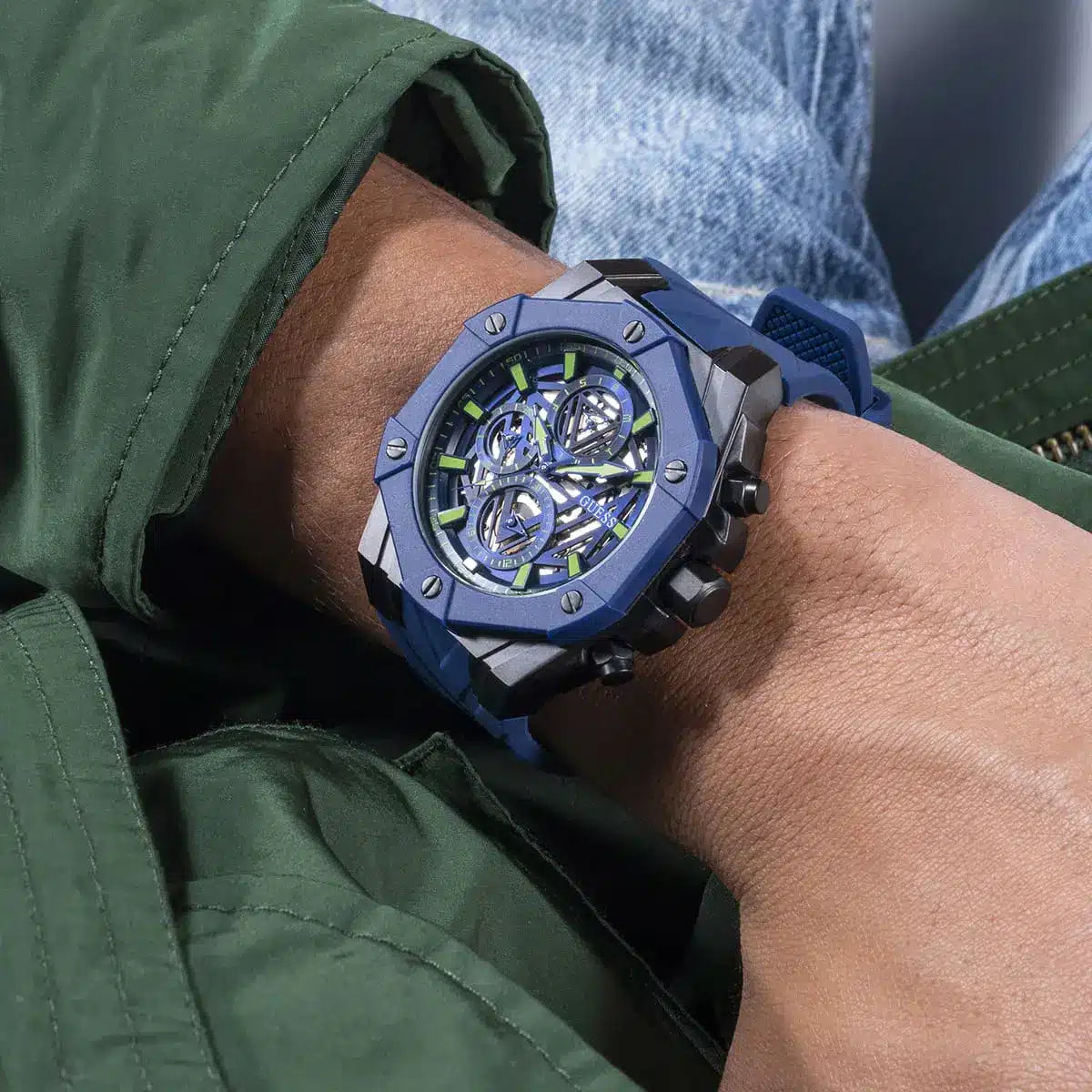 RELOJ GUESS FORMULA GW0579G3 SILICONA