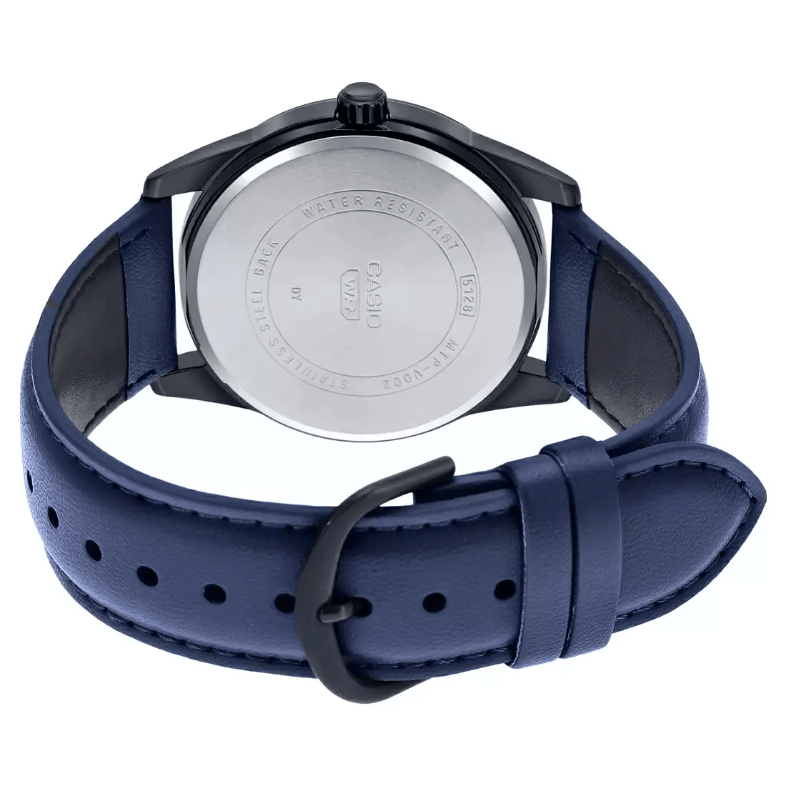 RELOJ CASIO MTP-VD02BL-2E HOMBRE CUERO AZUL