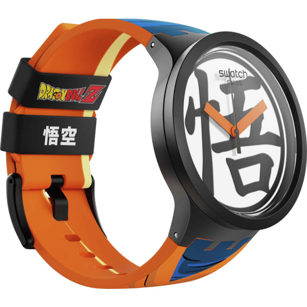 RELOJ SWATCH SB01Z101 EDICIÓN GOKU DRAGON BALL Z