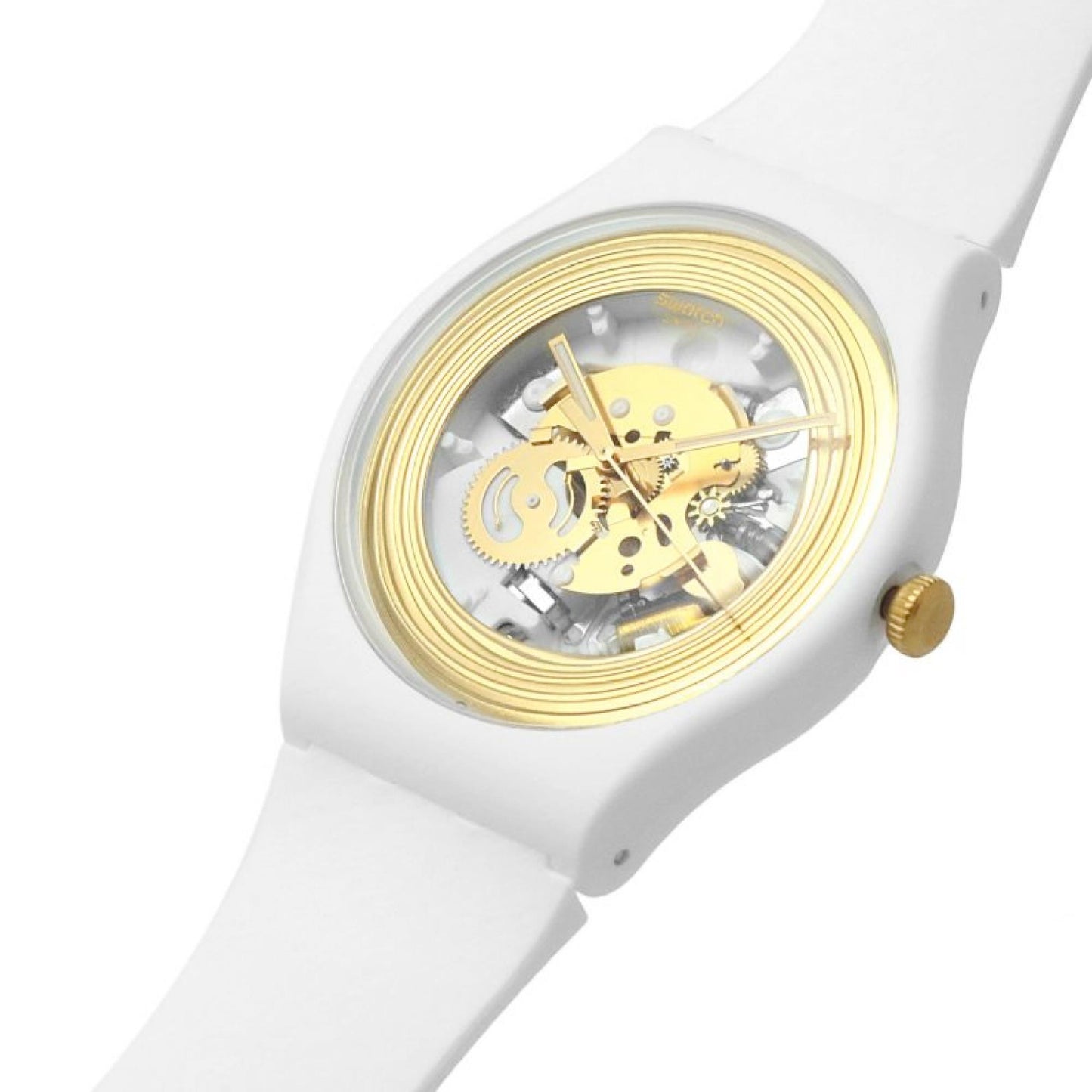 RELOJ SWATCH SO29W107 BLANCO GOLDEN UNISEX