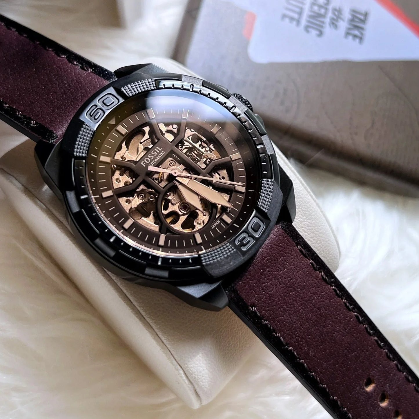 RELOJ FOSSIL ME3219 AUTOMATICO HOMBRE CUERO